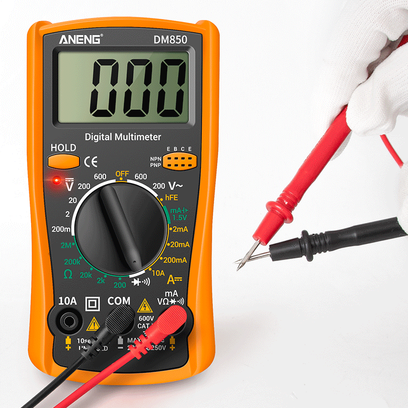 ANENG DM850 Digital Multimeter Automatic Professional 1999 Counts Auto AC/DC Votage Tester Ohm Current Ammeter Detector Tool