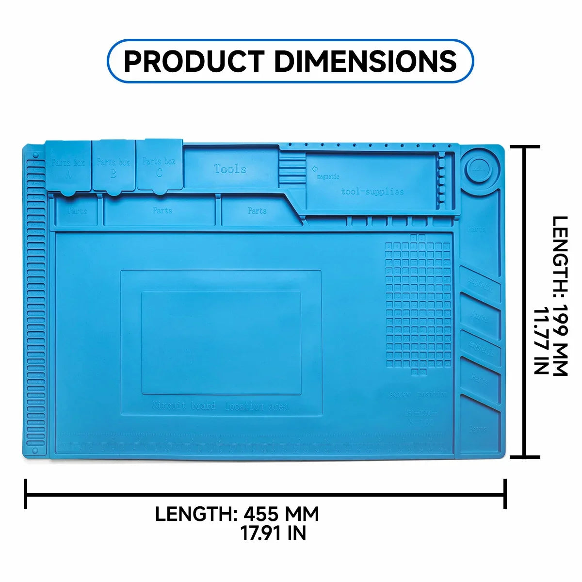 Digital Equipment Repair Remove Silicone Workbench Mobile Phone Repair Work Heat Insulation Pad Work Watch repair silicone mat