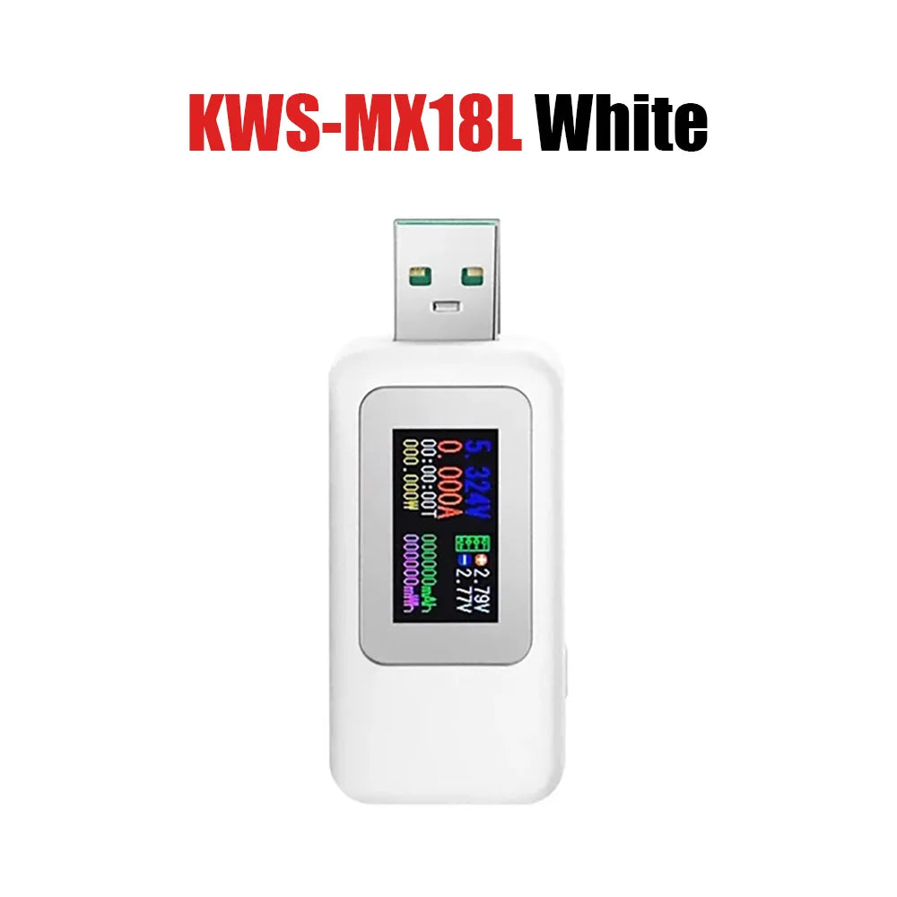 10 in 1 USB Tester DC Digital Voltmeter Amperimetro Current Voltage Meter Amp Volt Ammeter Detector Power Bank Charger Indicator