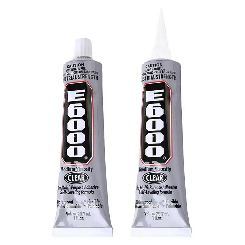 30ml E6000 Multi-Purpose Glue Adhesive Epoxy Resin Repair Cell Phone Touch Screen Liquid Glue Jewelry Craft Adhesive Glue