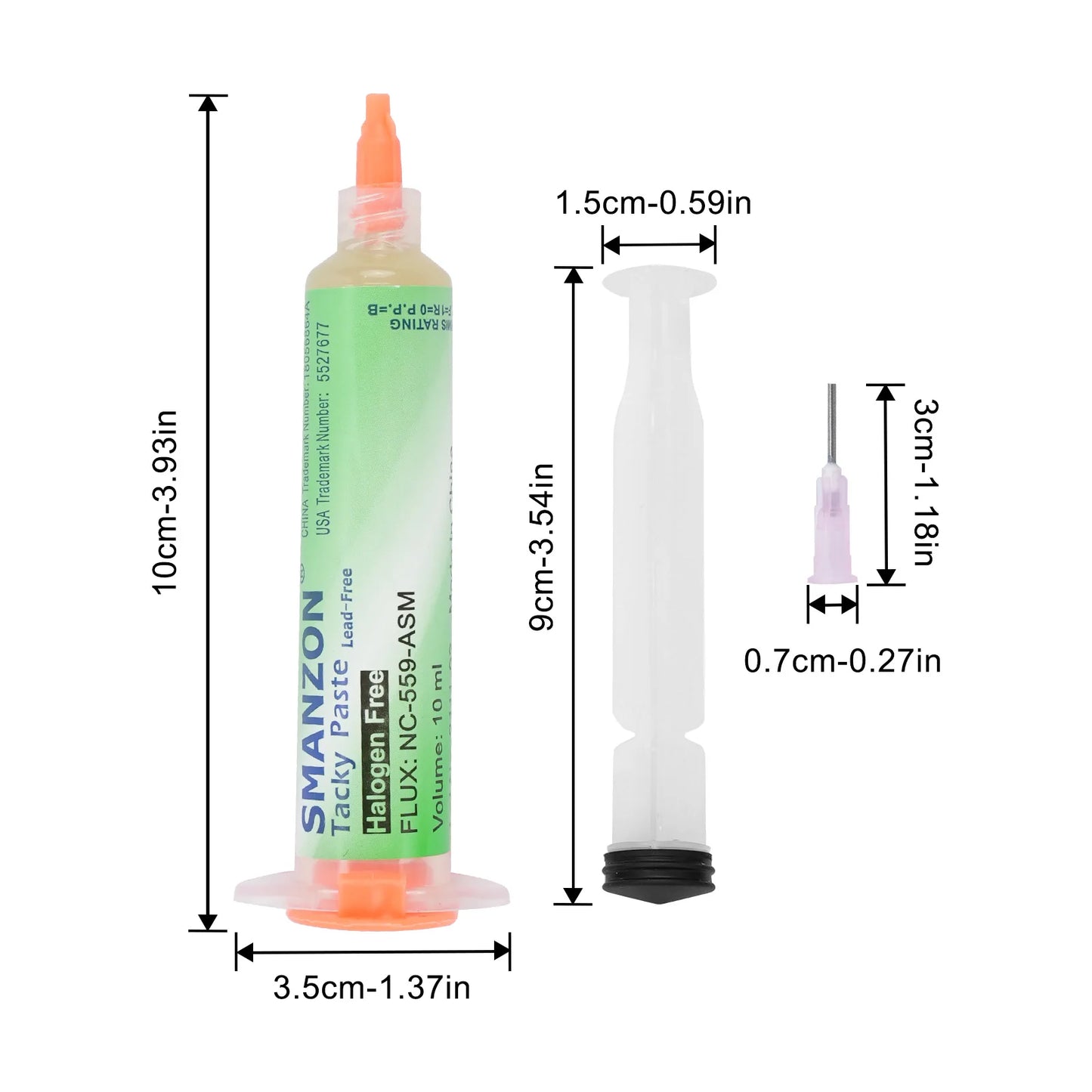 Original NC-559-ASM 10cc Flux No Clean Flux for Soldering SMD BGA Reballing Soldering Welding Flux Solder Paste
