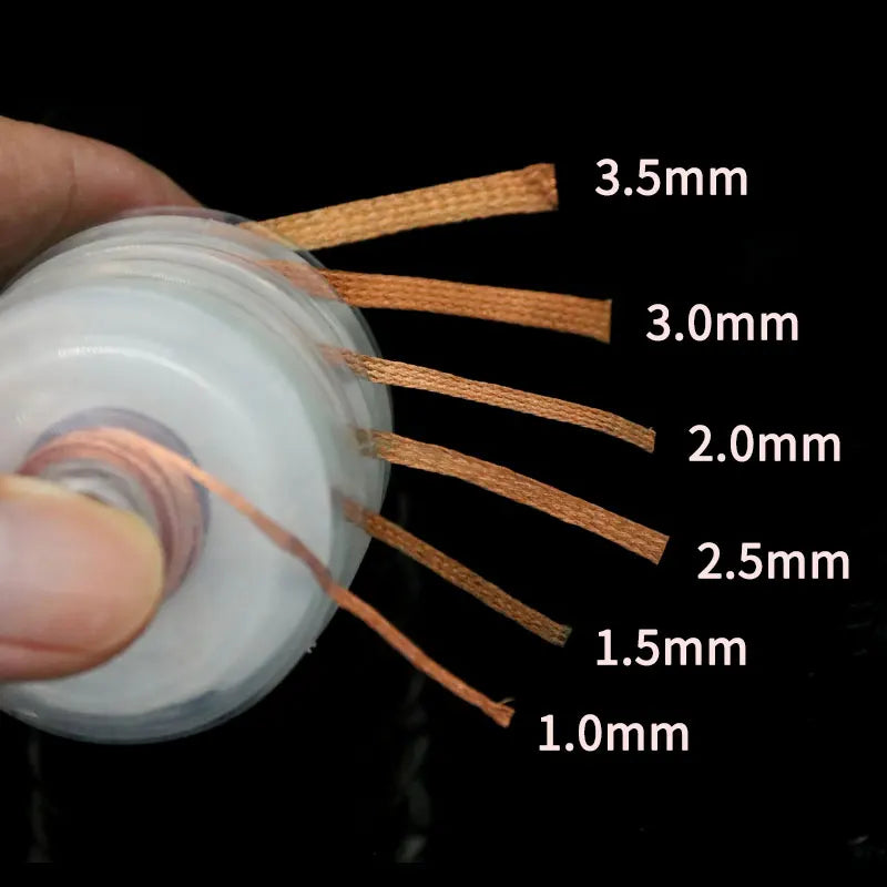 Desoldering Braid Welding Solder Remover Wick 1.5M Width 1 1.5 2 2.5 3 3.5 4 mm Wire Lead Cord Flux BGA Repair Tool
