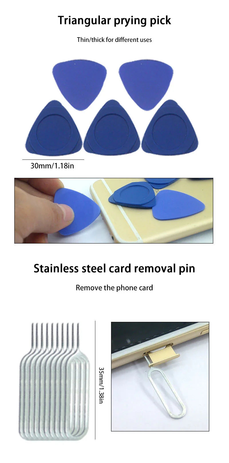 42 in 1 Mobile Phone Repair Tools Disassemble Repair Set Phone Screwdriver Combination Skid Multi Function Disassembly Kit New