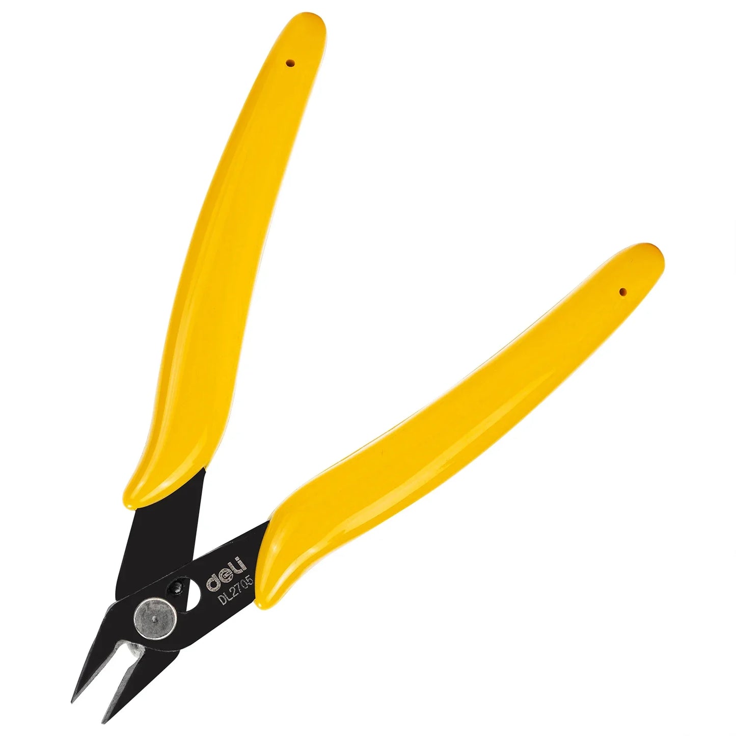 Deli 4.5 Inch Tools Plastic Cutting Nippers Non Slip Handle Wire Cutting Multi Function Electrician Repairing Pliers Hand Tool