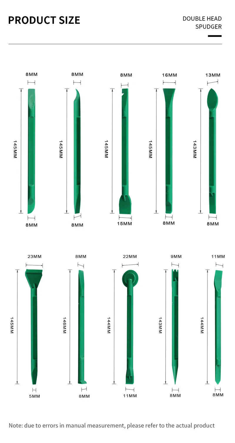BST-041 10 in 1 Plastic Crowbar Disassembly Spudger Opening Tools Kit Multi Functional 10pcs Phone Laptop PC Disassemble Tools