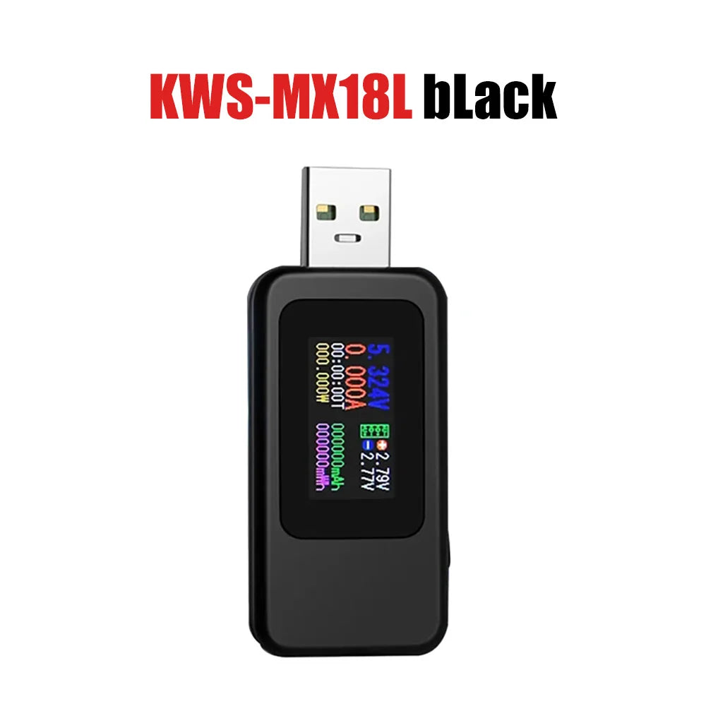 10 in 1 USB Tester DC Digital Voltmeter Amperimetro Current Voltage Meter Amp Volt Ammeter Detector Power Bank Charger Indicator