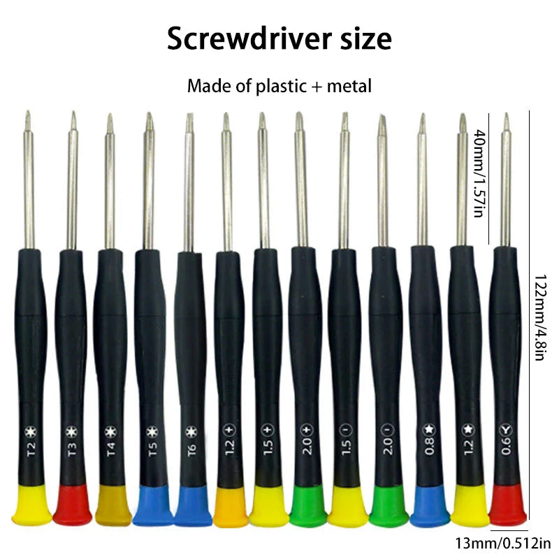 42 in 1 Mobile Phone Repair Tools Disassemble Repair Set Phone Screwdriver Combination Skid Multi Function Disassembly Kit New