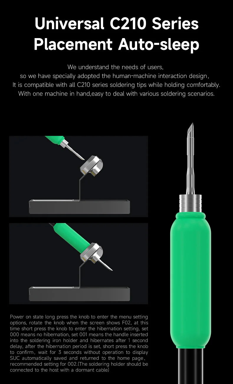 MECHANIC T210 SE Smart Soldering Station Digital Thermostatic Control Fast Heating for C210 Tips Soldering iron Tools