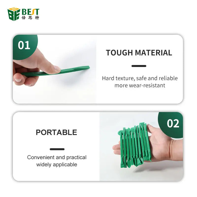 BST-041 10 in 1 Plastic Crowbar Disassembly Spudger Opening Tools Kit Multi Functional 10pcs Phone Laptop PC Disassemble Tools