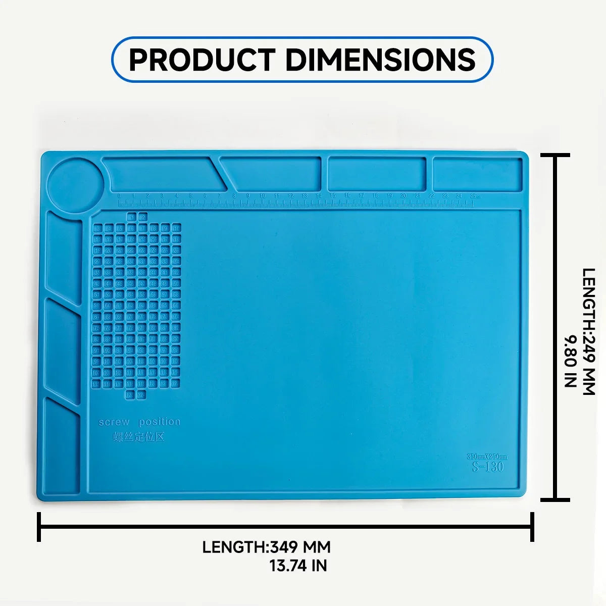 Digital Equipment Repair Remove Silicone Workbench Mobile Phone Repair Work Heat Insulation Pad Work Watch repair silicone mat