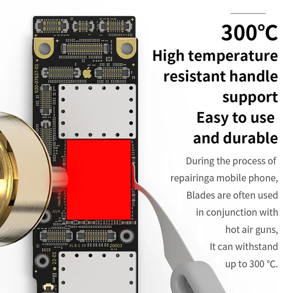 18Kinds Ma-ONENESS BLADE Precision Repair Blades with Heat-Resistant Handle for IC CPU Mobile Phone Maintenance DIY Repair Tools