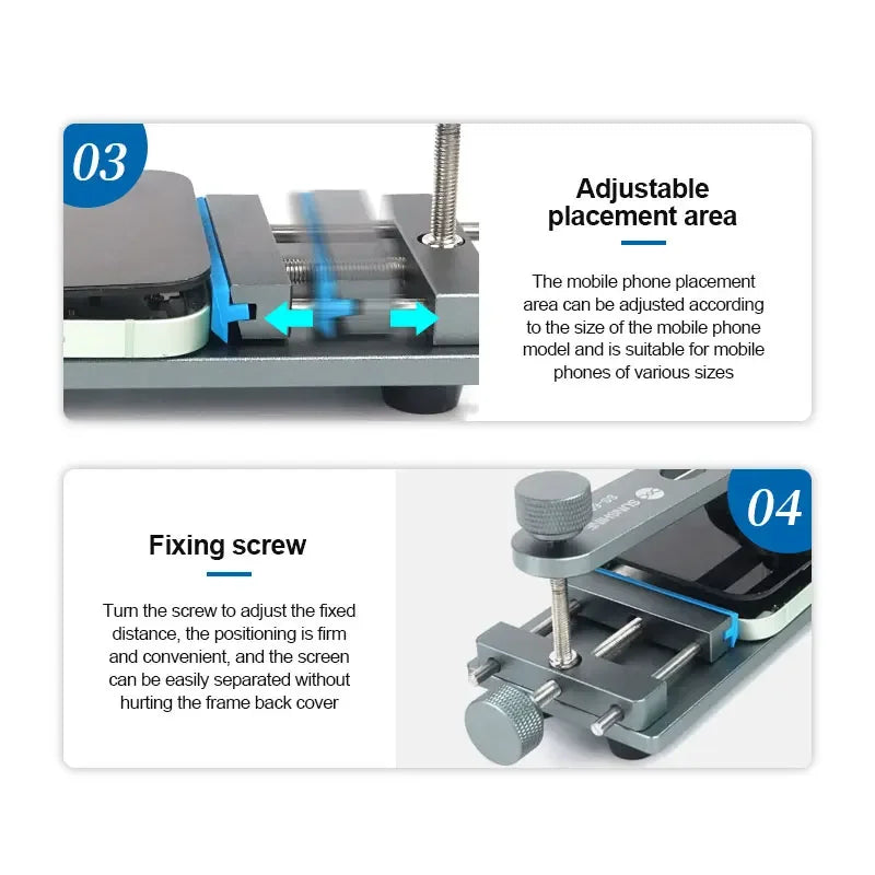 SUNSHINE SS-601G LCD Screen Separator Mobile Phone Free Heating Screen Quick Removal Clamping Fixture Tablet Splitter Tool