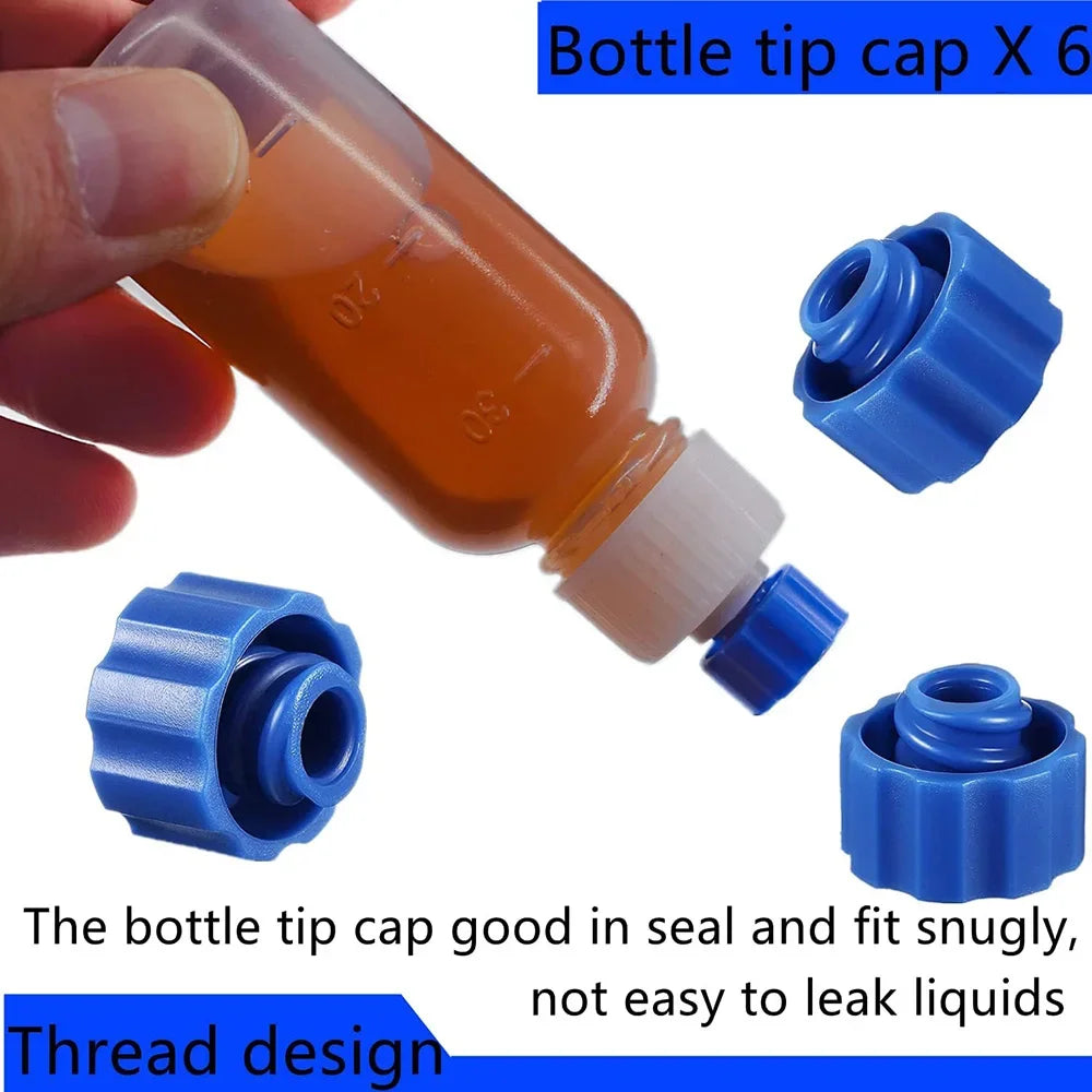 24-Piece Ceramic Slip Bottle Set - 30ml Multi-Needle Squeeze Bottles for Pottery Painting, Clay Sculpture & DIY Ceramic Decor