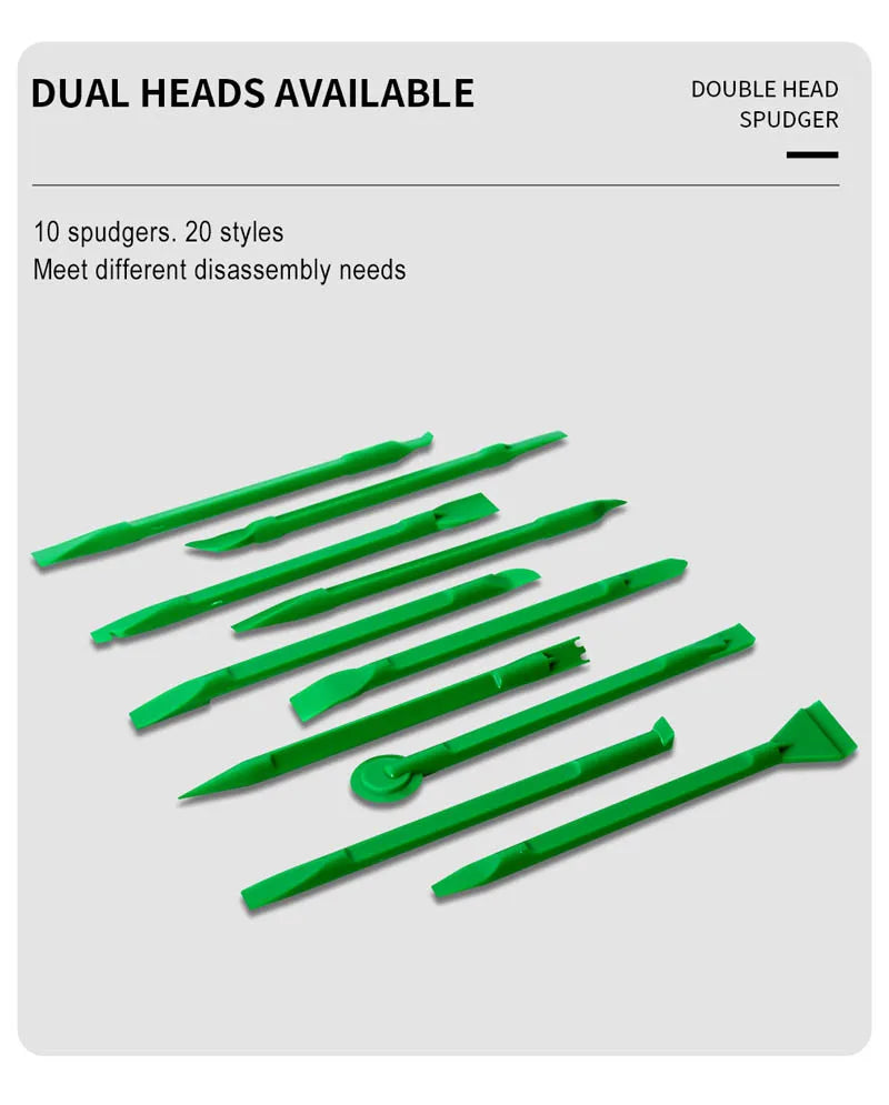 BST-041 10 in 1 Plastic Crowbar Disassembly Spudger Opening Tools Kit Multi Functional 10pcs Phone Laptop PC Disassemble Tools