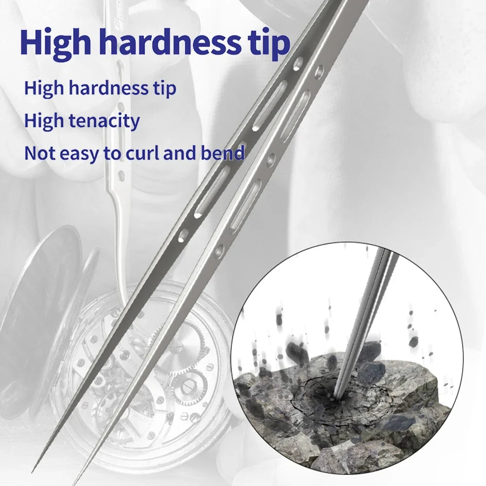MECHANIC G-11/15 Anti-Magnetic Flying Wire Tweezers for Phone Repair Fine Tip Clip PCB iPhone Fingerprint Bypass Tool Precision
