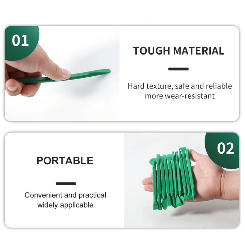 BST-041 10 in 1 Plastic Crowbar Disassembly Spudger Opening Tools Kit Multi Functional 10pcs Phone Laptop PC Disassemble Tools
