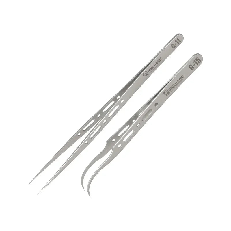 MECHANIC G-11/15 Anti-Magnetic Flying Wire Tweezers for Phone Repair Fine Tip Clip PCB iPhone Fingerprint Bypass Tool Precision