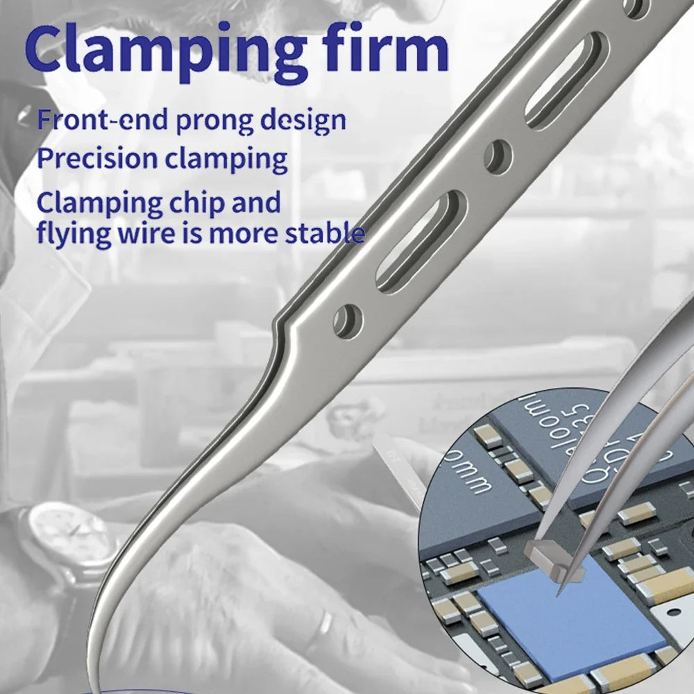MECHANIC G-11/15 Anti-Magnetic Flying Wire Tweezers for Phone Repair Fine Tip Clip PCB iPhone Fingerprint Bypass Tool Precision