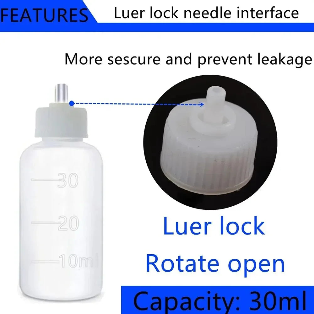 24-Piece Ceramic Slip Bottle Set - 30ml Multi-Needle Squeeze Bottles for Pottery Painting, Clay Sculpture & DIY Ceramic Decor