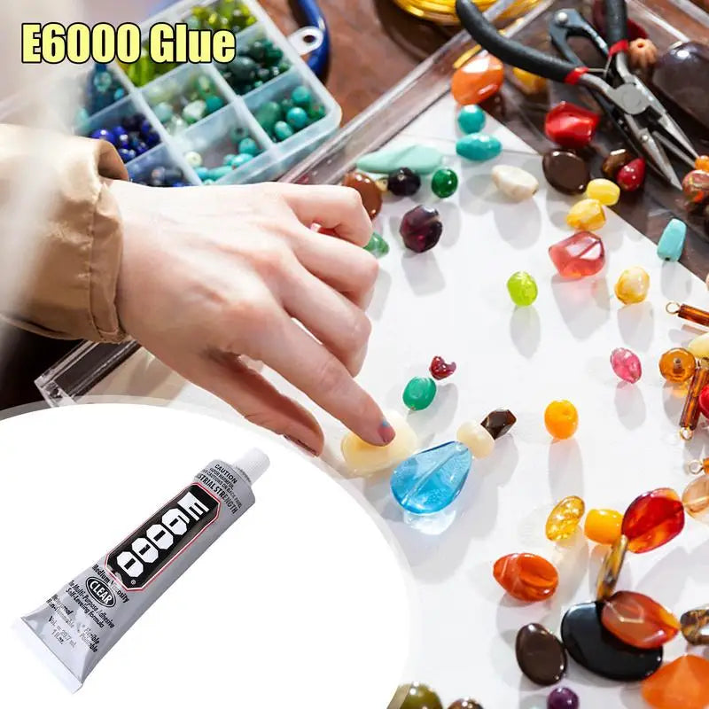 30ml E6000 Multi-Purpose Glue Adhesive Epoxy Resin Repair Cell Phone Touch Screen Liquid Glue Jewelry Craft Adhesive Glue