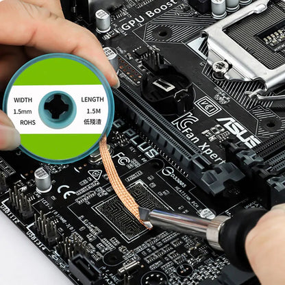 Desoldering Braid Welding Solder Remover Wick 1.5M Width 1 1.5 2 2.5 3 3.5 4 mm Wire Lead Cord Flux BGA Repair Tool