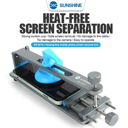 SUNSHINE SS-601G LCD Screen Separator Mobile Phone Free Heating Screen Quick Removal Clamping Fixture Tablet Splitter Tool