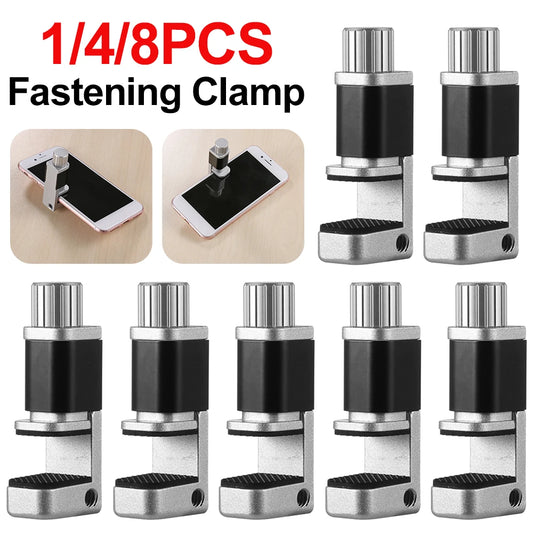 1/4/8pcs Adjustable Metal Clip Fixture LCD Display Screen Fastening Clamp for Smart Phone Tablet Repair Tool