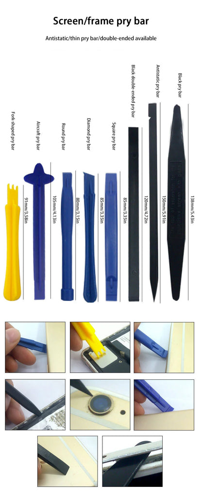 42 in 1 Mobile Phone Repair Tools Disassemble Repair Set Phone Screwdriver Combination Skid Multi Function Disassembly Kit New
