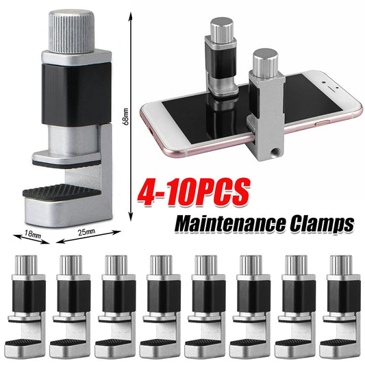 4-10PCS Adjustable Metal Clip for Phone Screen Universal Cellphone Repair Tools LCD Display Screen Fastening Fixing Clamp