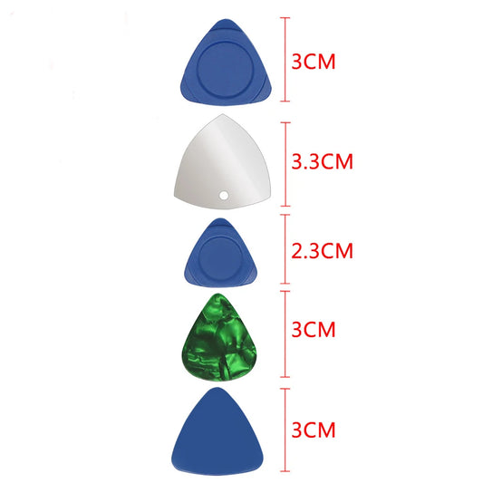 50Piece Universal Triangle Plastic Pry Opening Tool for iPhone Mobile Phone Laptop Table LCD Screen Disassembly Guitar Picks