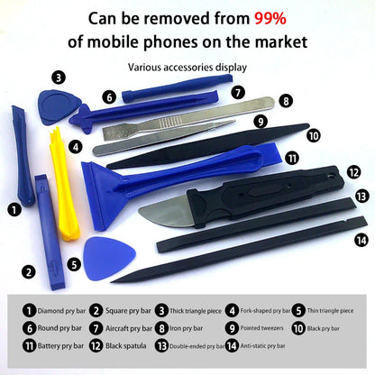 42 in 1 Mobile Phone Repair Tools Disassemble Repair Set Phone Screwdriver Combination Skid Multi Function Disassembly Kit New