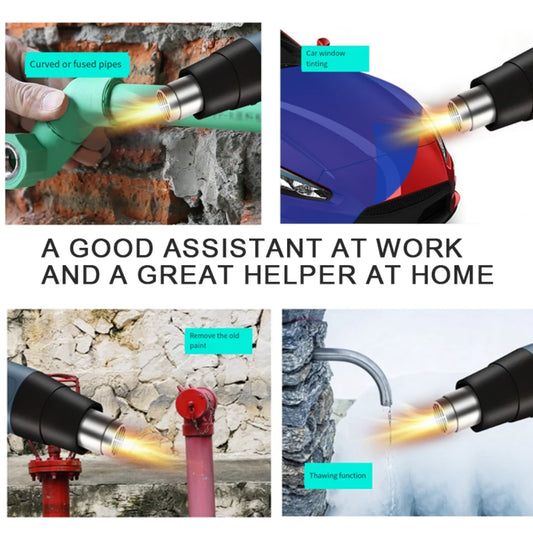 Industrial Heat Gun Hair Dryer Construction Hot Air Gun Air Dryer for Soldering Thermal Blower Shrink Wrapping Tools