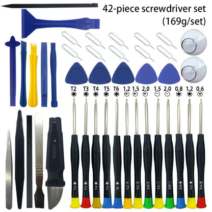 42 in 1 Mobile Phone Repair Tools Disassemble Repair Set Phone Screwdriver Combination Skid Multi Function Disassembly Kit New