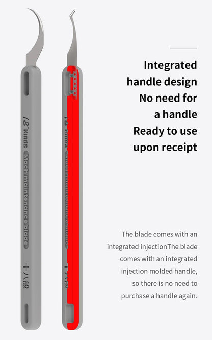 18Kinds Ma-ONENESS BLADE Precision Repair Blades with Heat-Resistant Handle for IC CPU Mobile Phone Maintenance DIY Repair Tools