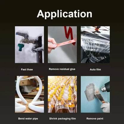 Industrial Heat Gun Hair Dryer Construction Hot Air Gun Air Dryer for Soldering Thermal Blower Shrink Wrapping Tools